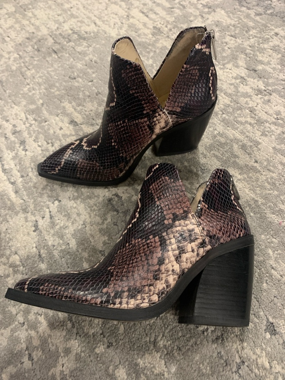 Vince Camuto Snakeskin Boots